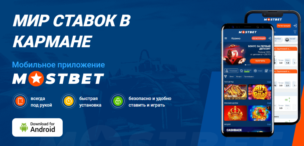 Мобильное приложение Мостбет